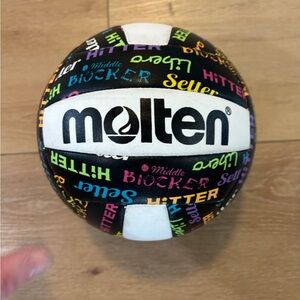 Molten Volleyball with Colorful Text